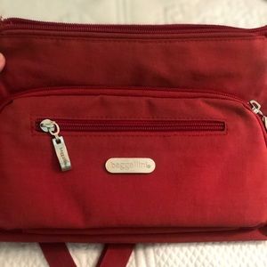 Baggalini Mini Crossbody in Red